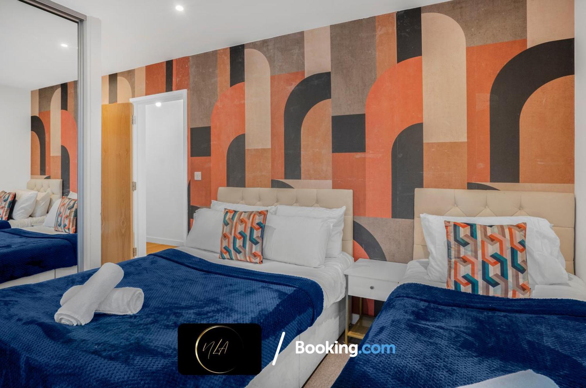 City Centre Apartment With Free Parking, 2 Bathrooms, Netflix And Wifi - Suitable For Contractors And Families - By Noor Luxury Accommodations Birmingham Exterior foto
